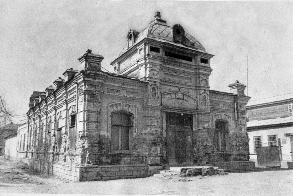 Здание Почты перед его разрушением, Атырау(Гурьев)