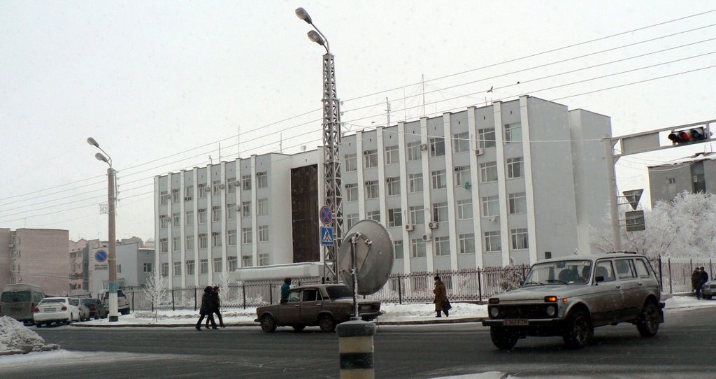 KNB (ex-KGB) house in Atyrau, Атырау(Гурьев)