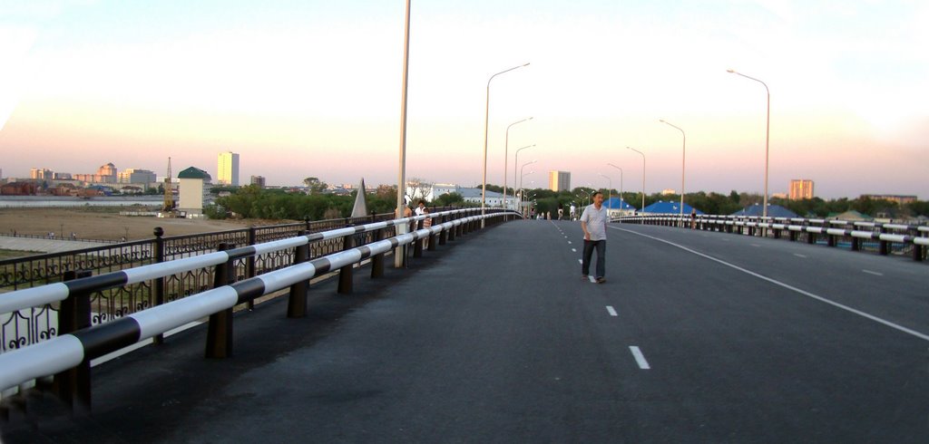 Спуск с моста в Жилгородок, Ойтал