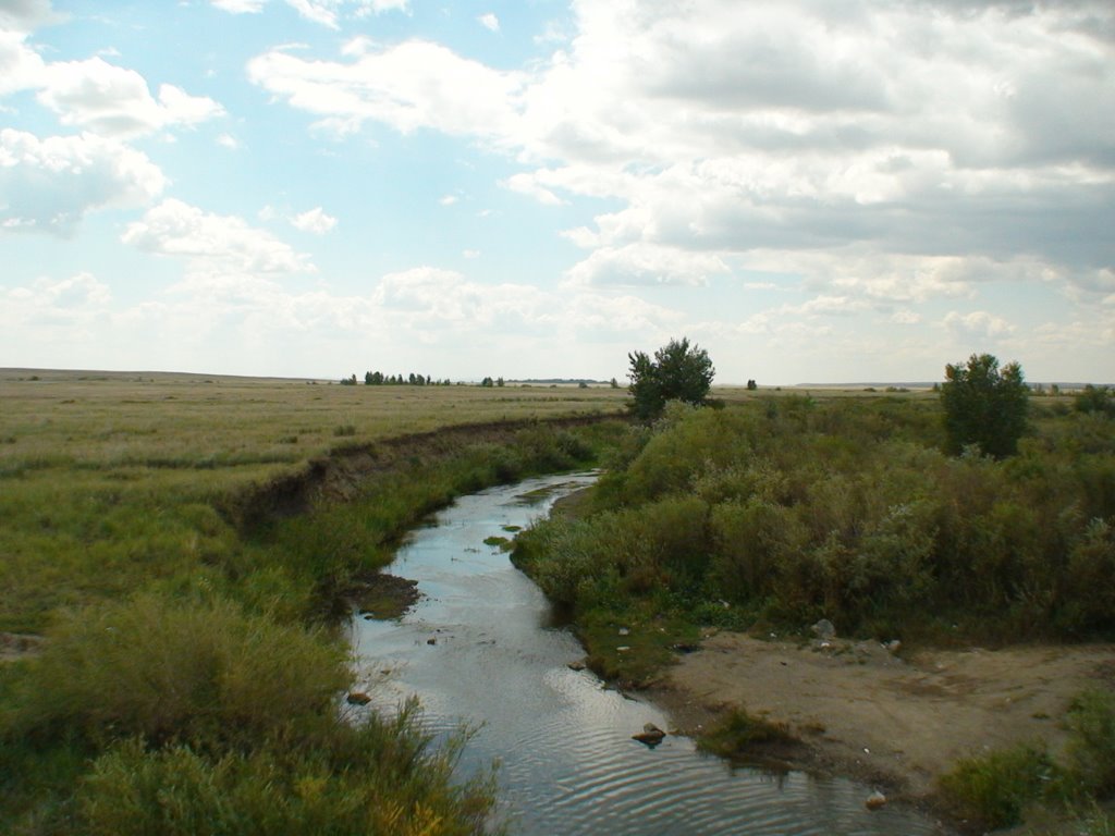 река Кызылсу, Акжал