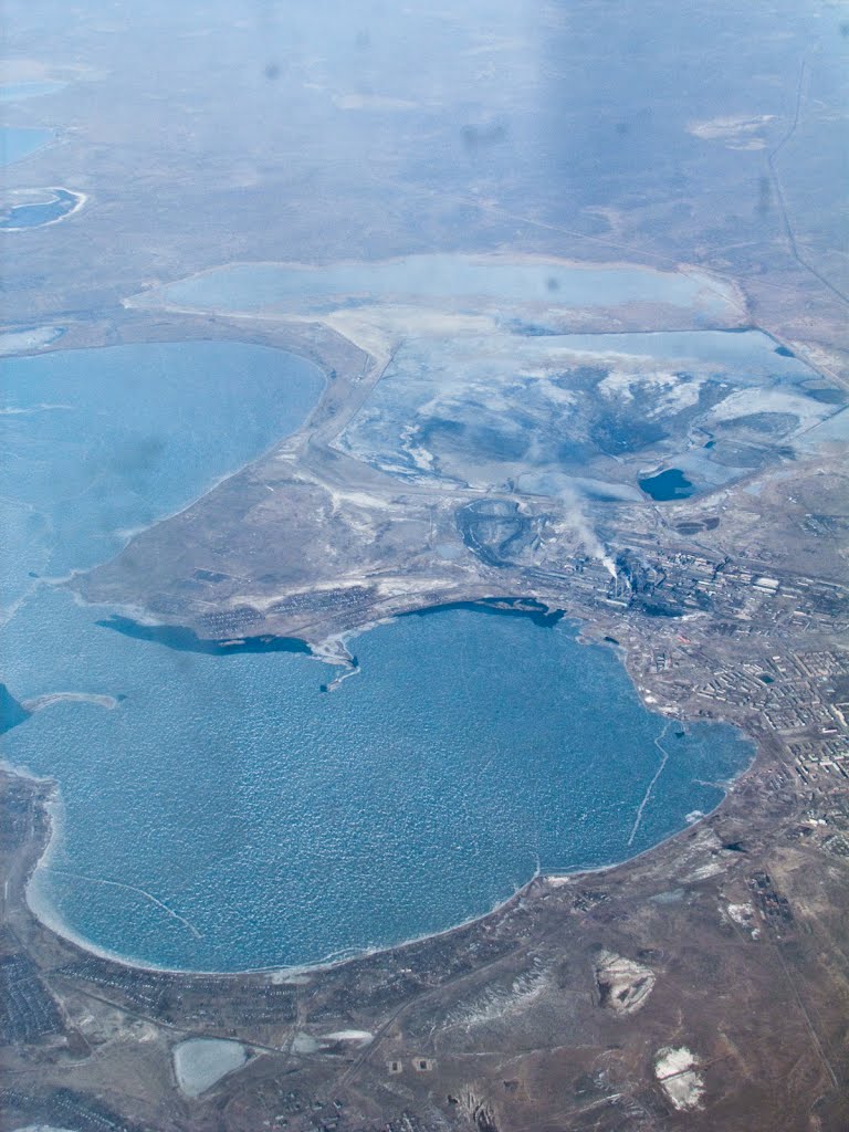 Bay of the Lake Balkhash near the town Balkhash / Залив озера Балхаш рядом с городом Балхаш, Балхаш