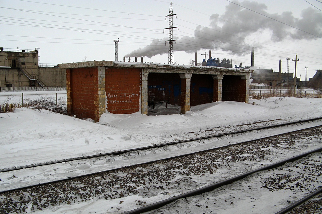 Electric train stop, Актау