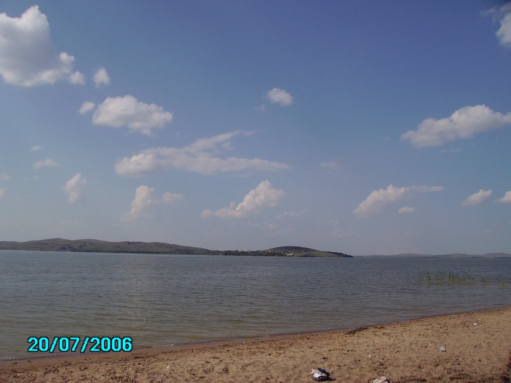 Озеро. Вид на Правый Берег., Темиртау