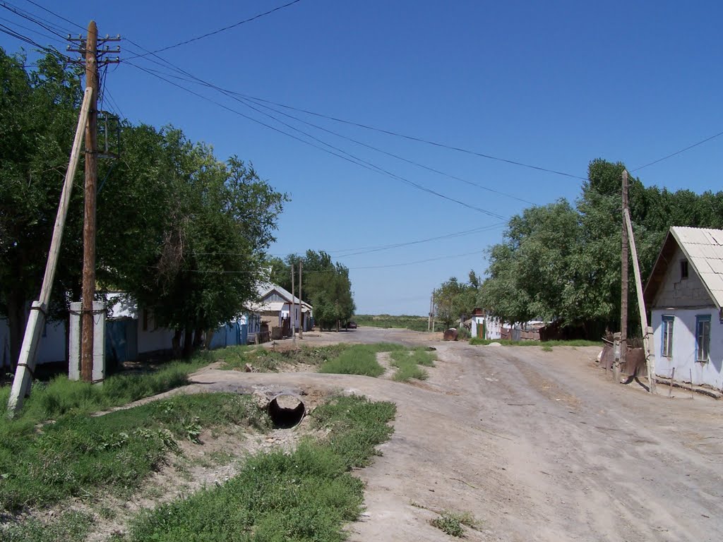 Начало улицы Валиханова, Казалинск