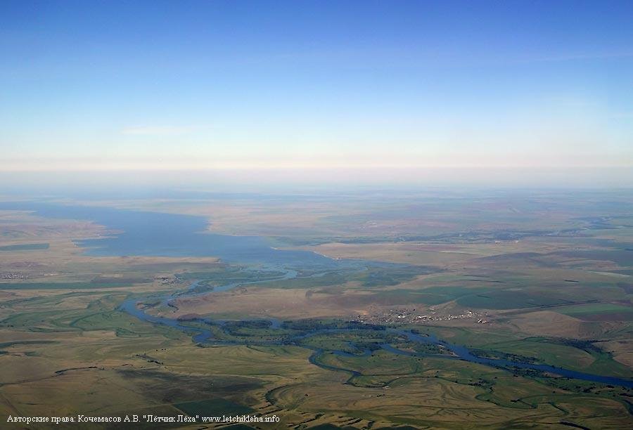 Панорама Шульбинского водохранилища, Алексеевка