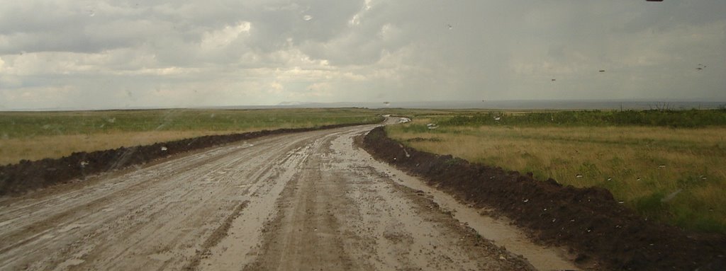 On the road between Semey and Ust-Kamenogorsk, summer 2007, Алексеевка