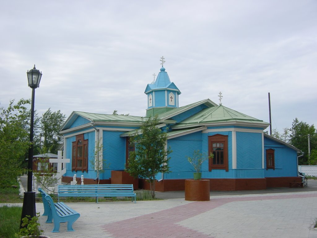 kustanay - Qostanay 20-6-2004 Iglesia antigua, Кустанай