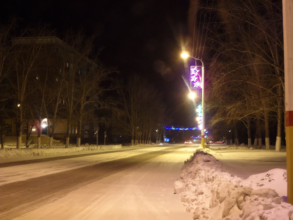 Ночной город, Лисаковск