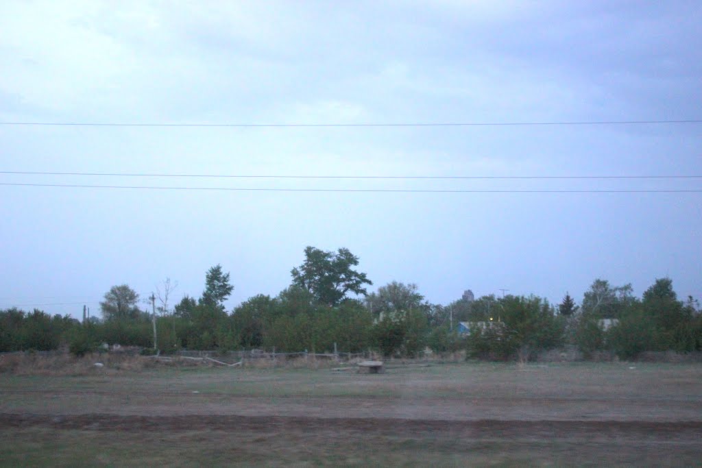 2014_05_16 поселок вечером, Иртышск