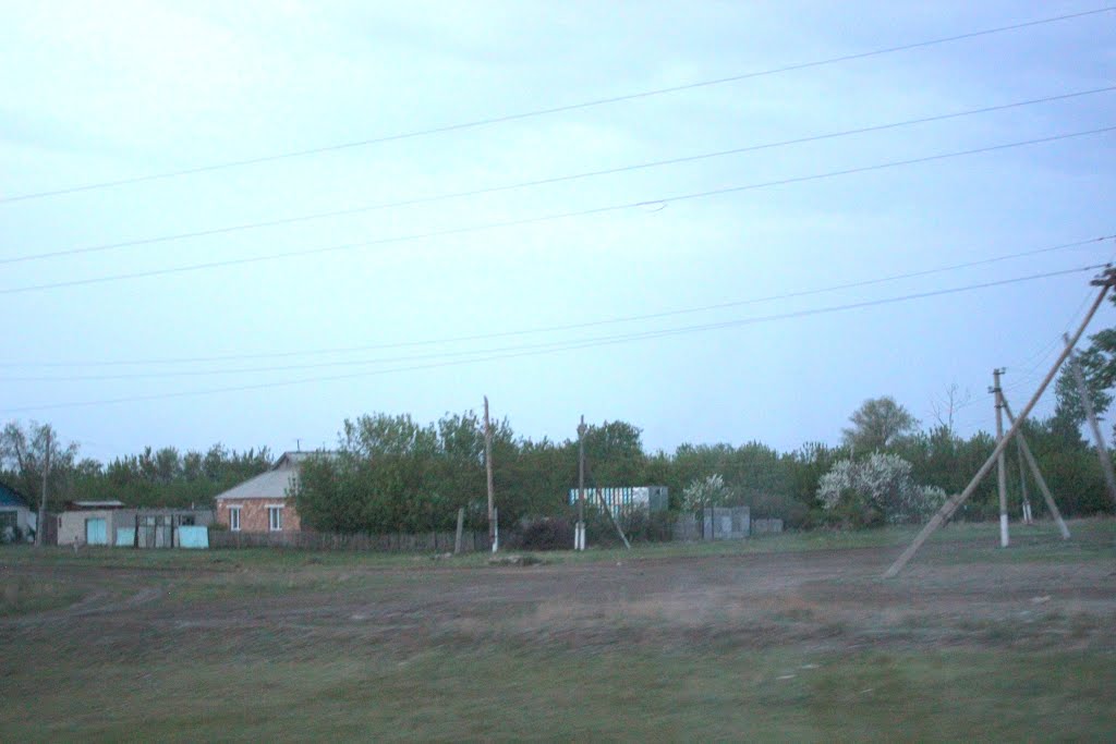 2014_05_16 в сторону поселка вечером, Иртышск