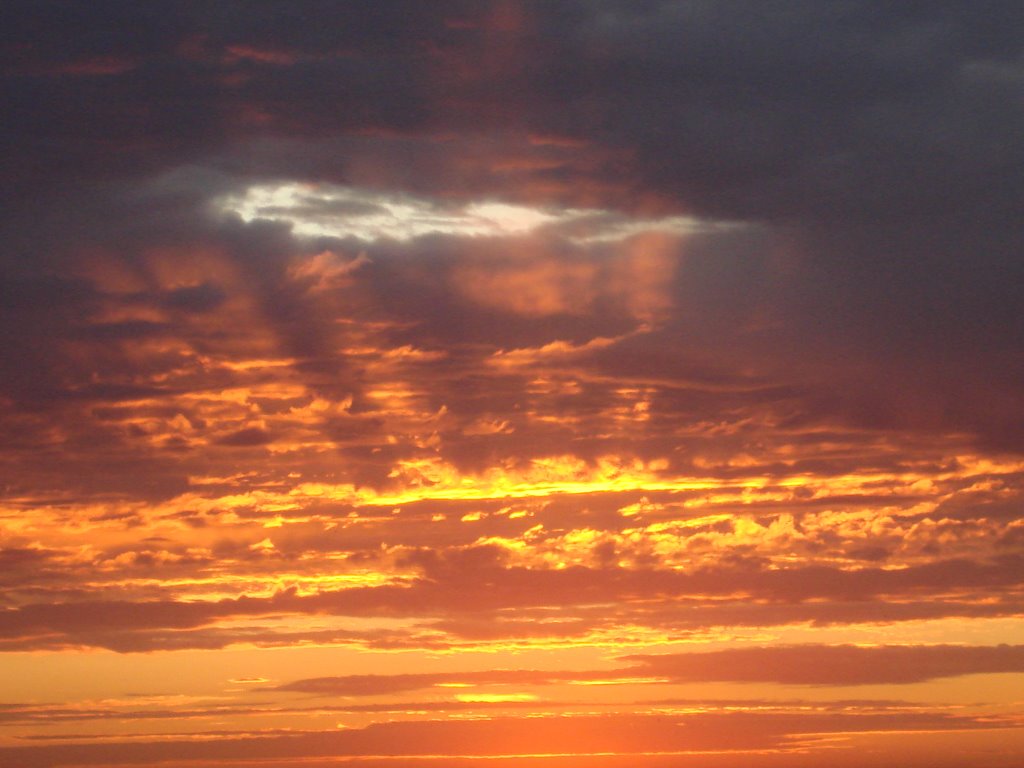Вид на закат с берега Б.Тарангула, Корнеевка