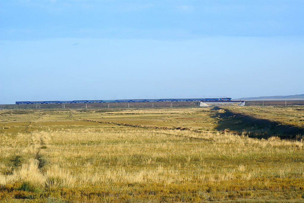 New railway bridge, Акжал