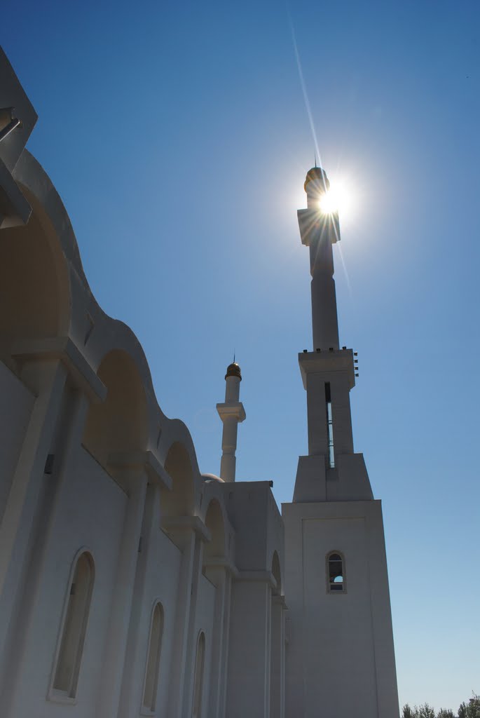 Мінарет мечеті Нур Астана_Minaret of the mosque Nur Astana, Аксуат