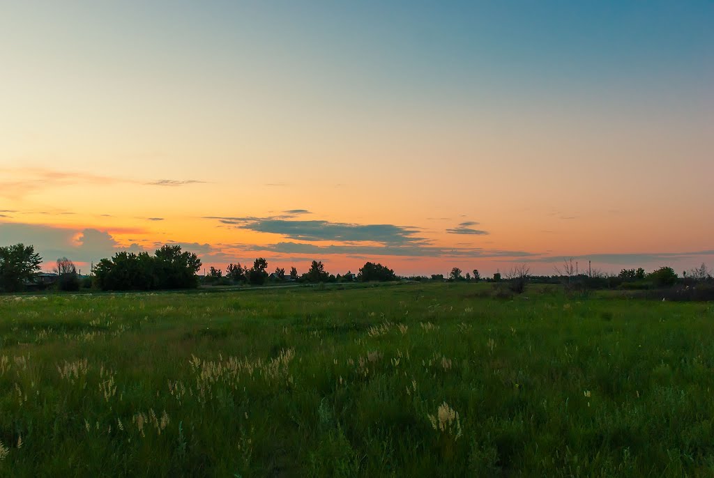 June Sunset / Июньский закат, Бородулиха