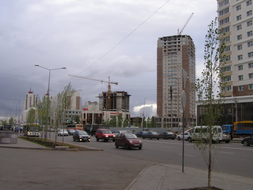 Астана всё выше и выше/ Construction of Astana, Таскескен