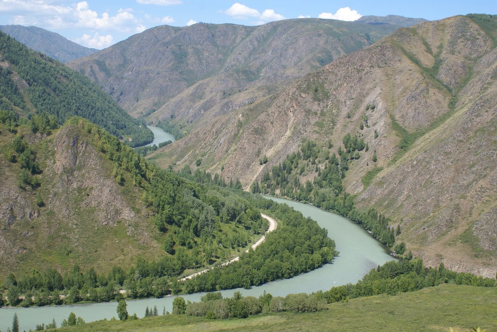 The river Bukhtarma, Андреевка