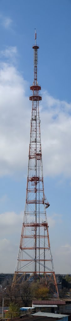 Телевышка. Вертикальная панорама., Капал