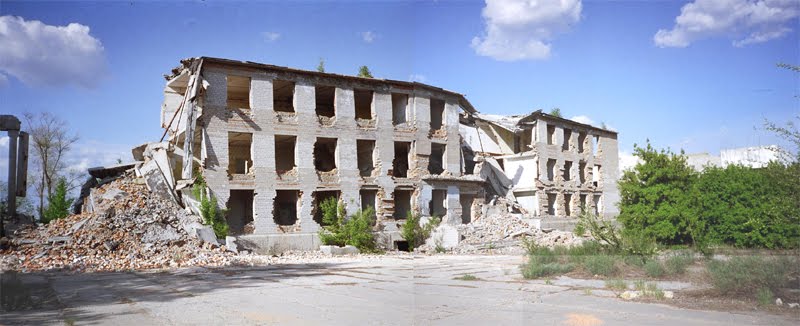 руины штаба дивизии, Державинск