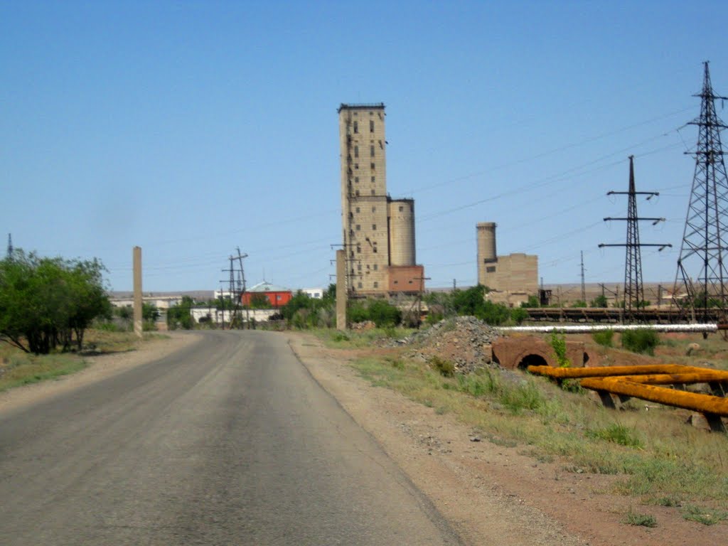Mine. Zhezkazgan settlement, Кургальджинский