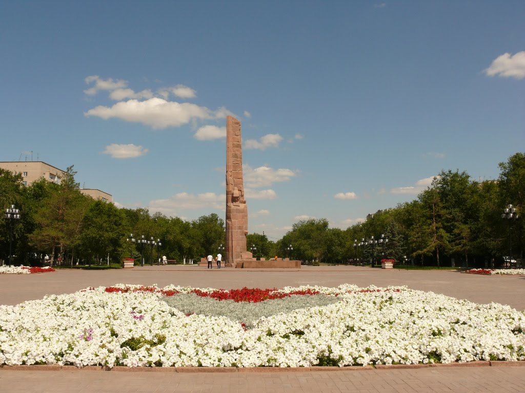 Памятник неизвестному солдату в г.Актобе/unknown soldier monument, Актобе