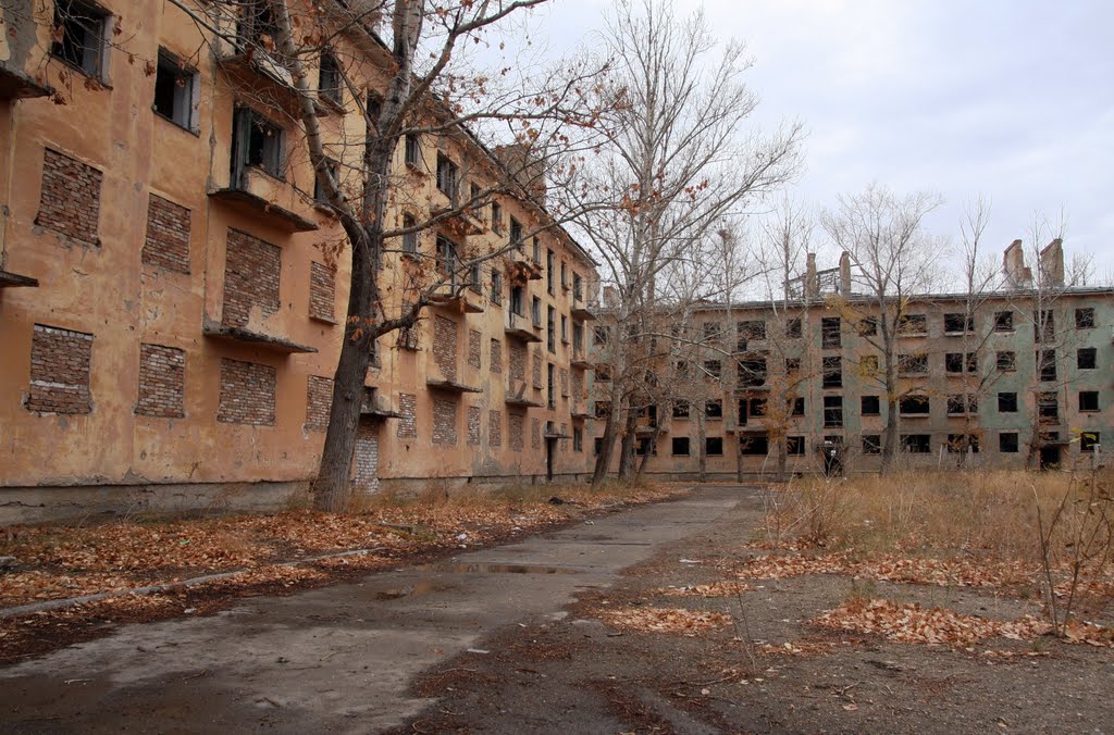 Abandoned part of Kurchatov city, Курчатов