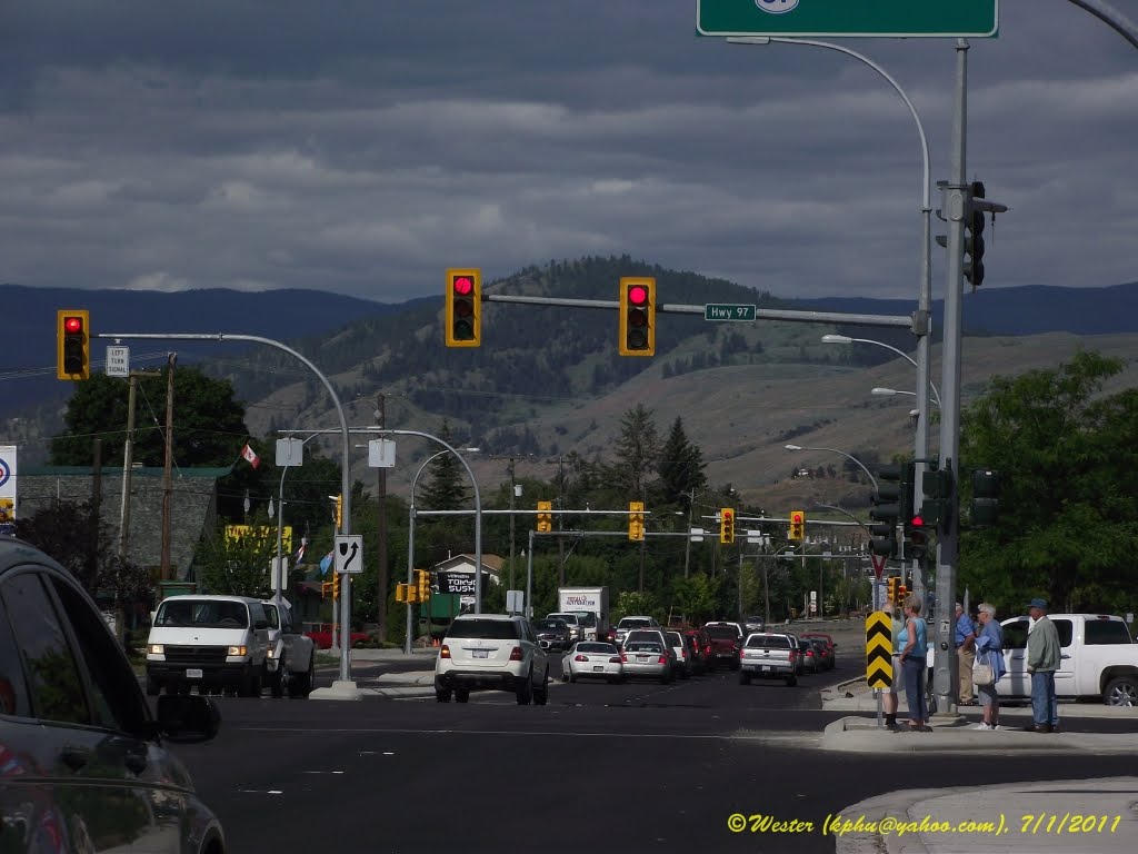 Intersection Hwy 97 / Hwy 6 (25 Ave / 32 Street), Vernon, Вернон
