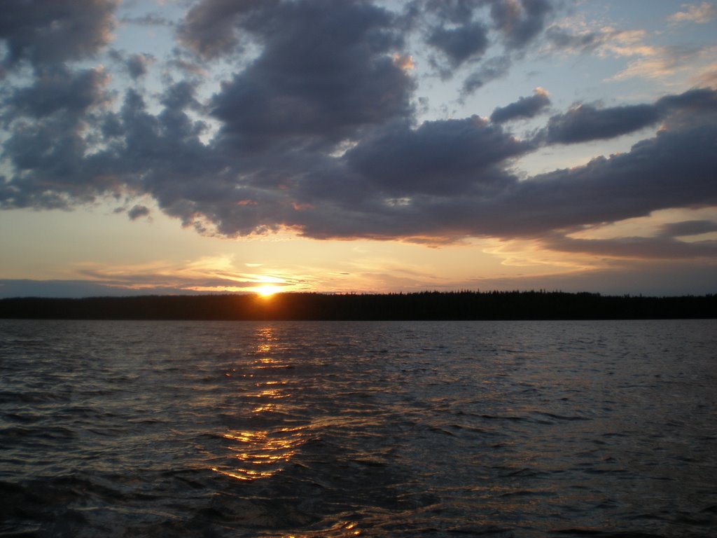 Sunset on Stuart Lake, Дельта