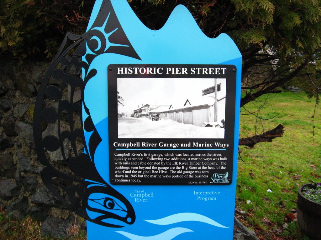 Historic pier street, Кампбелл-Ривер