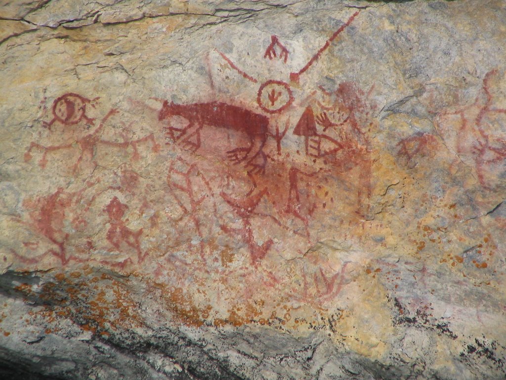 Indian pictographs, Миссион-Сити