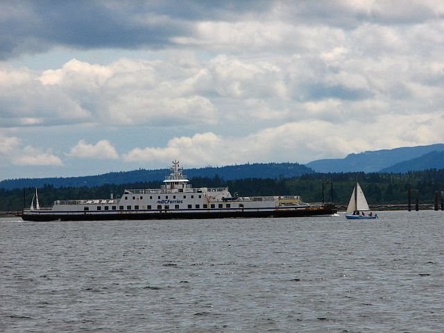 Ferry to Gabriola Island, Nanaimo Harbour, Нанаимо