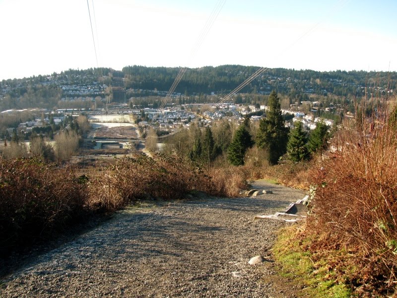 Coquitlam Crunch looking South from the second pass of Landsdown Drive, Порт-Муди