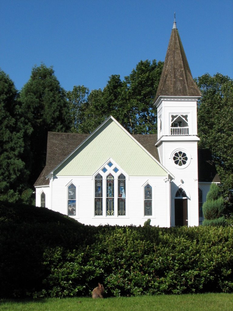 Minoru Chapel with bunny, Ричмонд