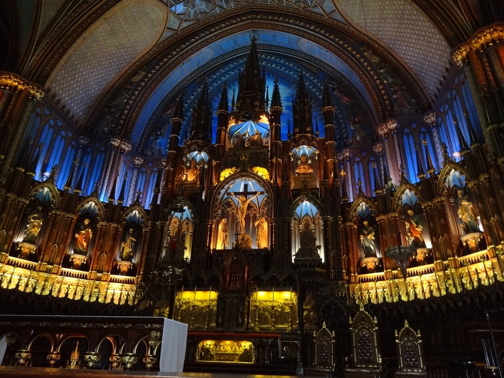 Altar Mayor Catedral Notre Dame de Montreal, Монреаль
