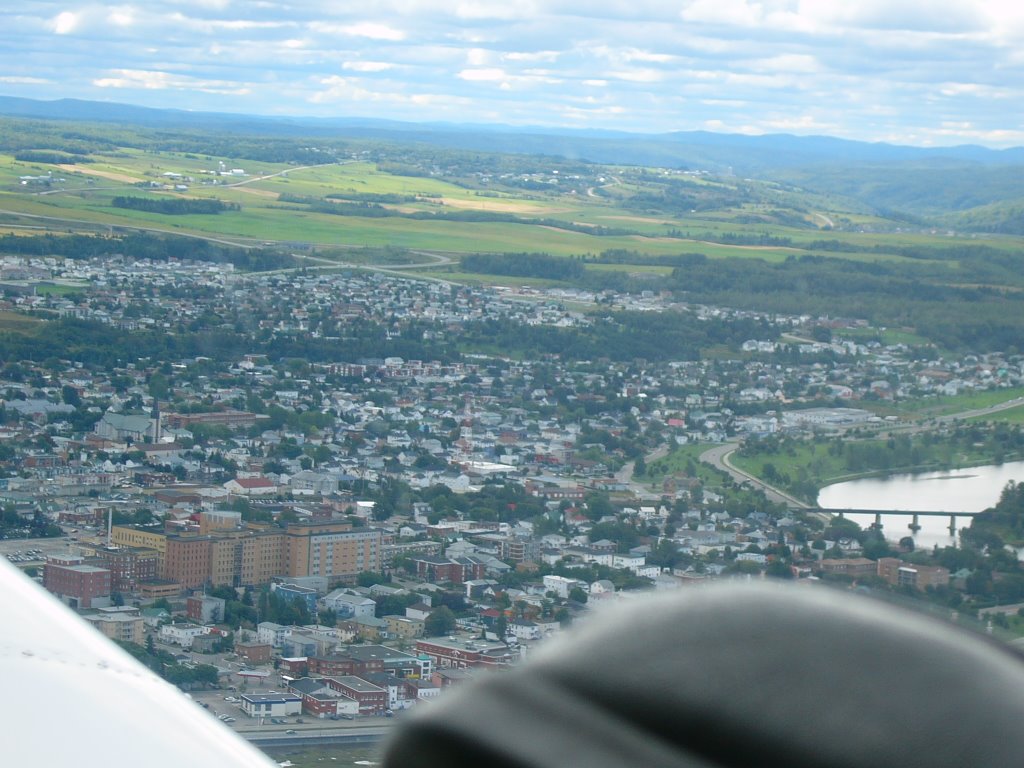 Aerial vue of Rimouski, Римауски