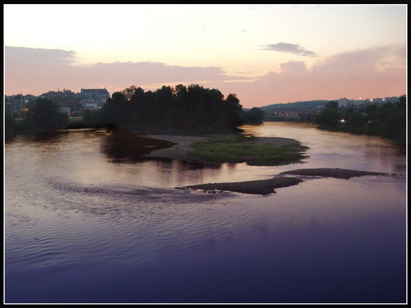 River at evening, Шербрук