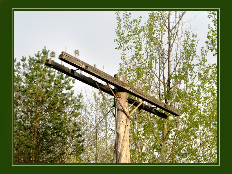 Old telegraphic pole, Шербрук