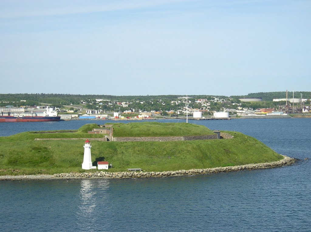 Georges Island Lighthouse - Halifax, NS - H&M, Галифакс