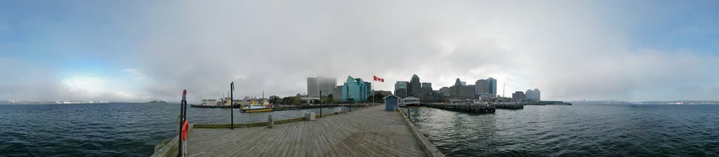 Halifax in the mist (full panorama), Галифакс