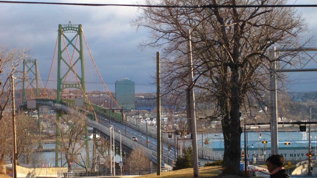 McDonald Bridge in Halifax, Галифакс
