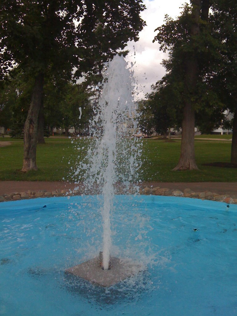 Victoria Park fountain, Moncton, NB, Canada, Монктон