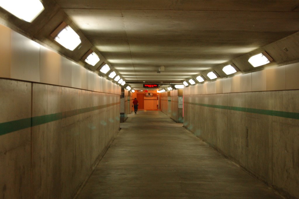 Tunnel linking the two entrances of the GO Station in Burlington, Барлингтон