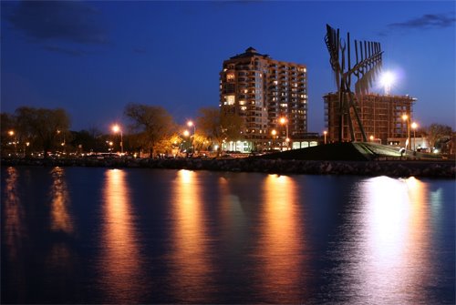Kempenfelt Bay in Barrie, Барри