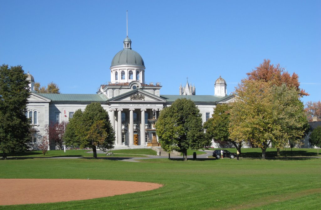 Frontenc County Court Viewed from Cricket Field Park, Kingston, Ontario, Canada, Кингстон