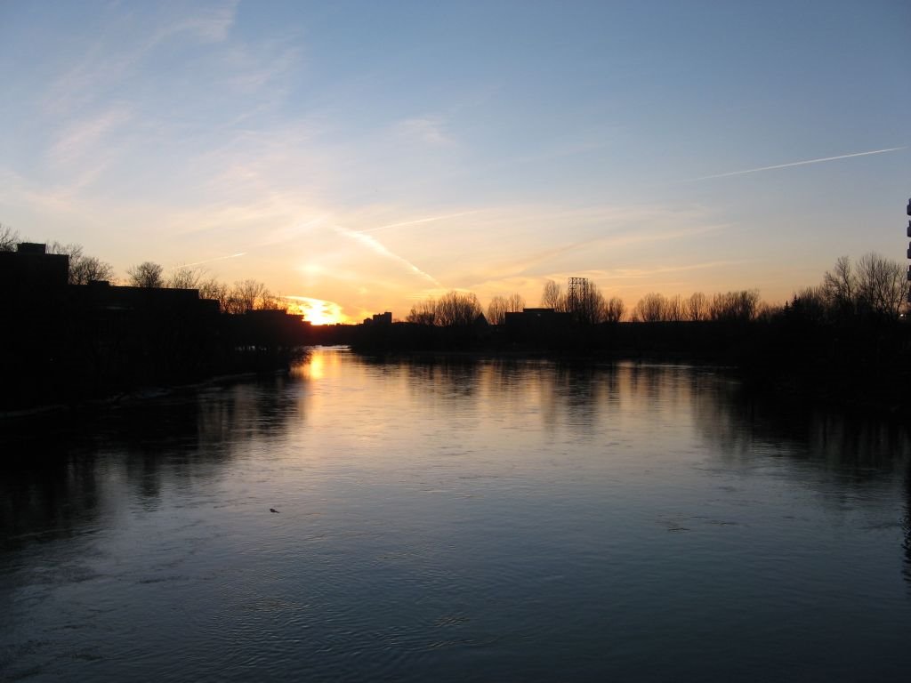 Ottawa river sunset - March 2007, Оттава