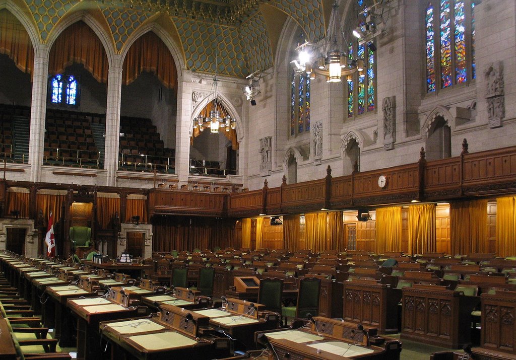 The Parliament. The House of Commons Chamber / Ottawa, Canada, Оттава