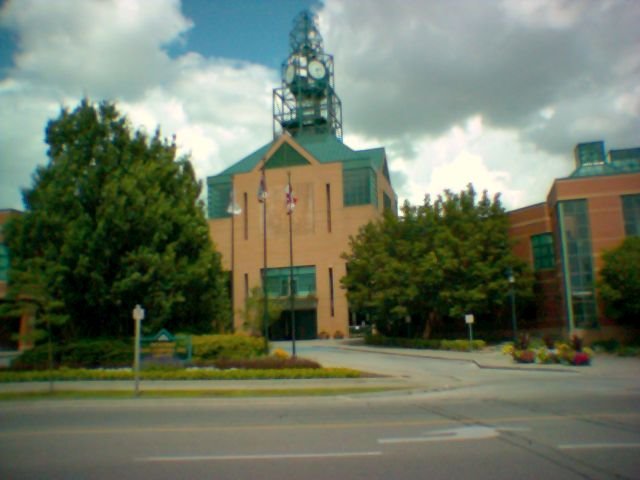 A closer look at the Pickering Civic Complex., Пикеринг