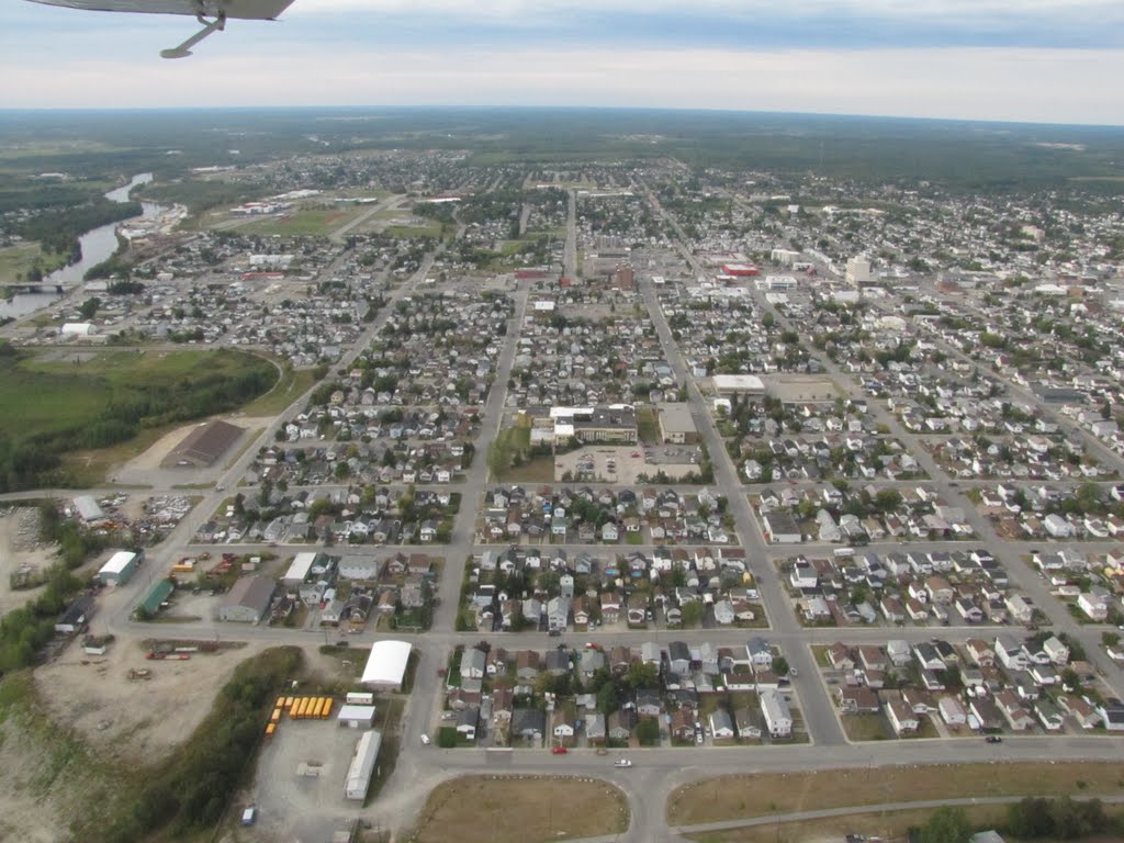 Timmins from the air, Тимминс