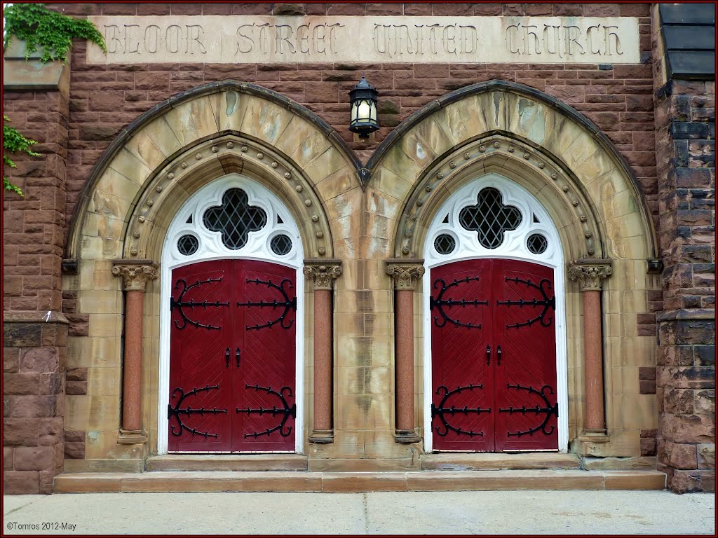 Bloor Street United Church - 1887, Separate entrance for Rich and Poor, Saints and Sinners or for Men and Women, Торонто