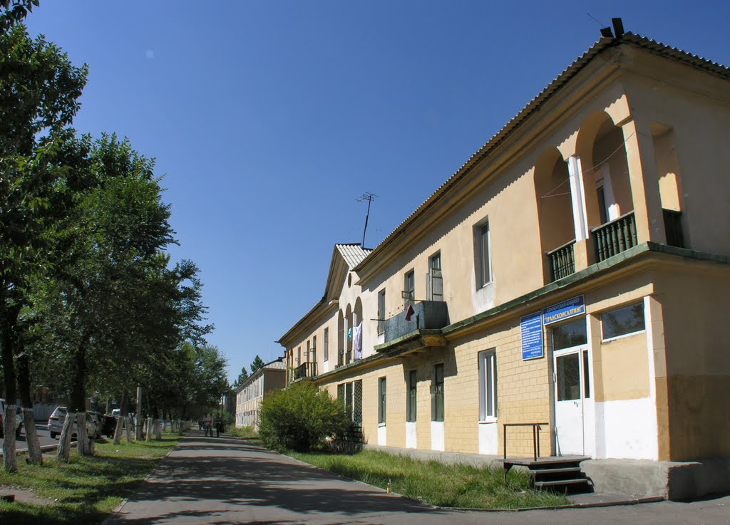 Building on Lenina street, Кызыл Туу