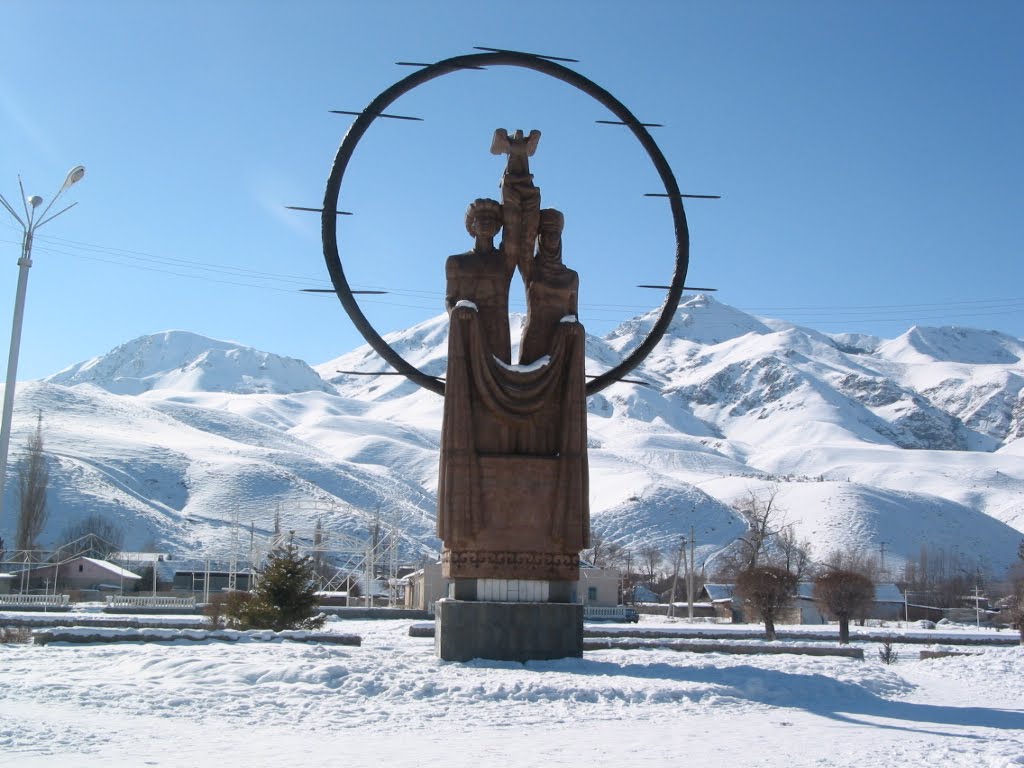 Naryn im Winter, Нарын